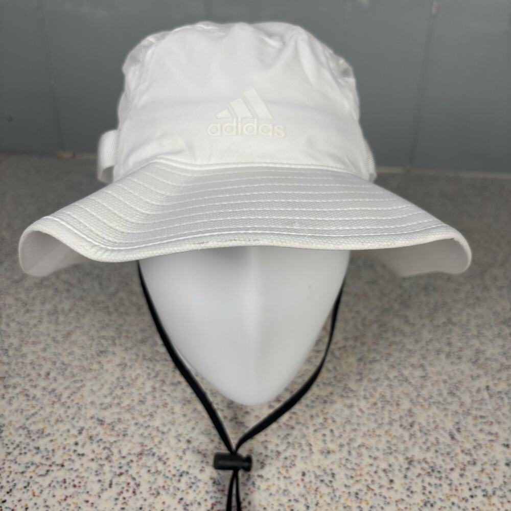 ADIDAS Women’s White Faun Hat Cap Fisherman Style White One Size Strap